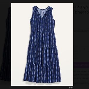 Old Navy tie-dye  long sleeveless dress